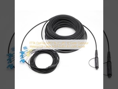 FTTA OptiTap MPO To LC UPC 12 Cores Outdoor Waterproof Cable 9/125 G.657.A1 LSZH Jacket