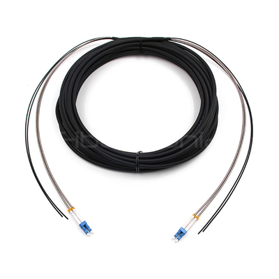FTTA Outdoor Armored Fiber Patch Cable LC/UPC-LC/UPC 2 Cores OS2 LSZH Patch Cord