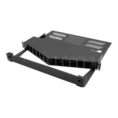 1U 192 Fiber Ultra High Density Angled MPO Patch Panel Fully Loaded