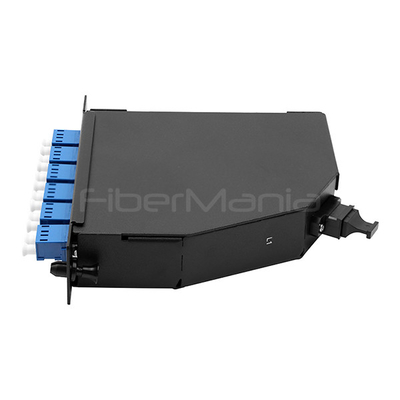 12 Fiber MPO Cassette 6 Ports Fully Loaded For Data Center
