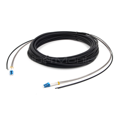 FTTA Outdoor Armored Fiber Patch Cable LC/UPC-LC/UPC 2 Cores OS2 LSZH Patch Cord