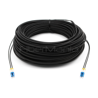 Base Station FTTA Solutions Outdoor LC/UPC-LC/UPC 2 Cores OS2 Black LSZH Patch Cord