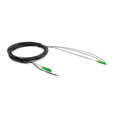 FTTA CPRI Outdoor Fiber Patch Cord LC APC-LC APC 2 Cores OS2 LSZH Black Jacket
