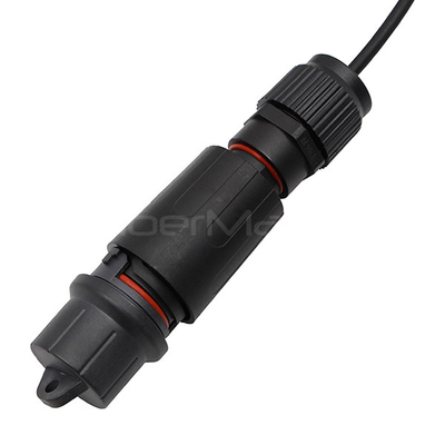 FPMDLC To LC/UPC Waterproof Patch Cord 2 Cores 9/125 OS2 TPU Jacket 4.8mm