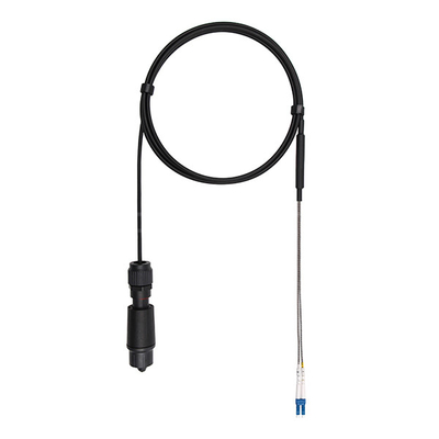 FPMDLC To LC/UPC Waterproof Patch Cord 2 Cores 9/125 OS2 TPU Jacket 4.8mm