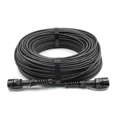 ODVA MPO To ODVA MPO FTTA Solutions 12 Cores 9/125 OS2 Armored Fiber Patch Cord LSZH Jacket