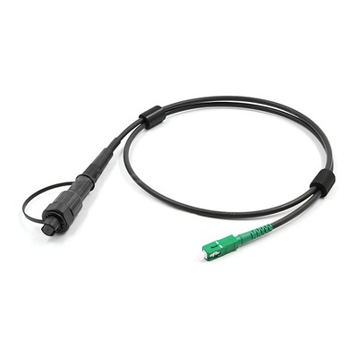 MINI SC APC To SC APC Simplex Fiber Patch Cord 9/125 OS2 LSZH Jacket