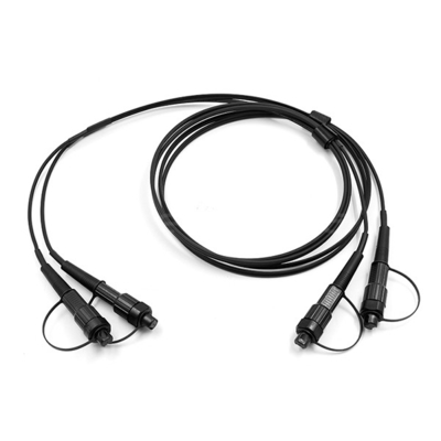 MINI SC APC To MINI SC APC 2 Strand Fiber Optic Cable 9/125 OS2 LSZH Jacket