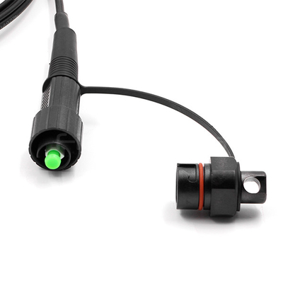 MINI SC APC To MINI SC APC 2 Strand Fiber Optic Cable 9/125 OS2 LSZH Jacket