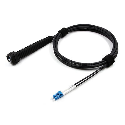 NSN Boot LC UPC To LC UPC Duplex Fiber Patch Cord 9/125 OS2 LSZH Jacket