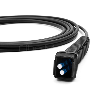 NSN Boot LC UPC to NSN Boot LC UPC Duplex Fiber Patch Cord 9/125 OS2 LSZH Jacket