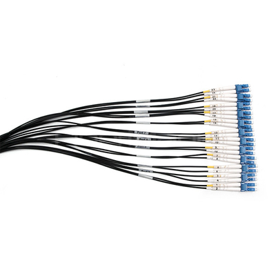 FTTA OptiTap MPO To 12xLC UPC Duplex Fiber Patch Cable 9/125 G.657.A1 LSZH Jacket