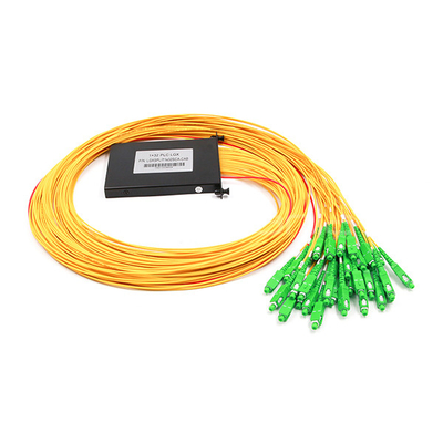 1X32 PLC Splitter , Planar Lightwave Circuit Splitter With SC APC Fiber Connectors