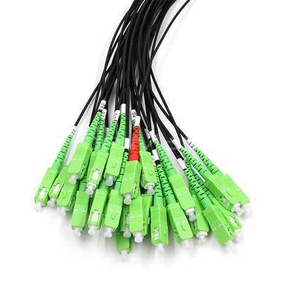 1x32 Fiber Splitter LGX Module With ABS Module Input Of Output 2.0mm OFNR Black