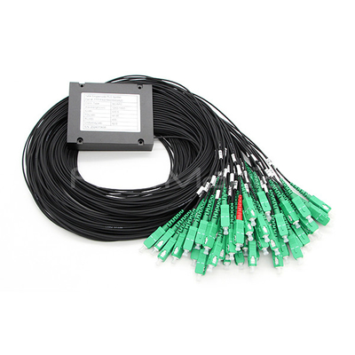 Black 1X64 PLC Splitter With ABS Module Input Of Output 2.0mm LSZH