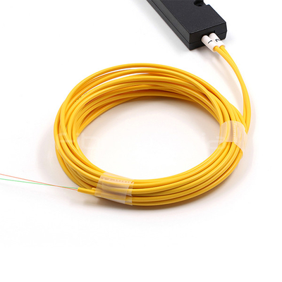 1x2 PLC Fiber Splitter With ABS Module Input Of Output 2.0mm No Connector