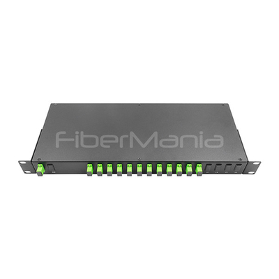 1x12 PLC Splitter With SC APC Connectors And Adapters Loaded