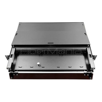 1U 19inch Rack Mount Fiber Optic Patch Panels 3 LGX Adapter Panels
