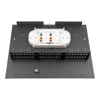 2U Fiber Patch Panel 19 Inch 6 LGX Fiber Patch Panel Rack Mount