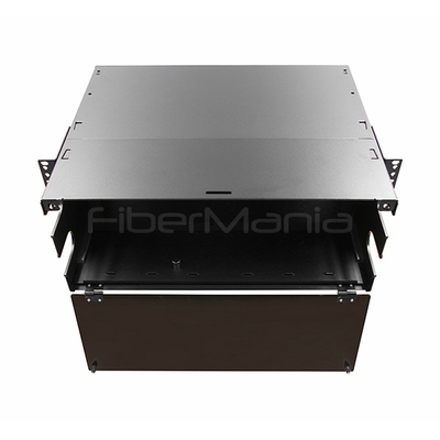 4U Fiber Patch Panel Rack Mount 19 Inch Rack Patch Panel LGX Compatible Design