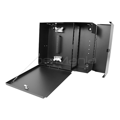 Compact LGX Wall Mount Fiber Optic Enclosure For 12 LGX Adapter Panels