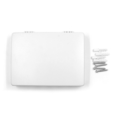 Wall Mounted Fiber Optic Termination Box 4 Ports SC Simplex Type Plastic Housing For Indoor