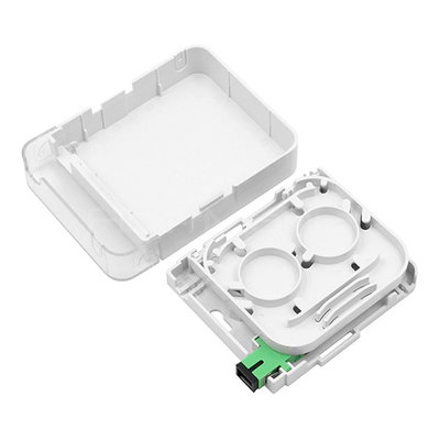 IP65 FTTH Fiber Optic Termination Box 1 Port SC APC Single Mode Type Plastic Housing