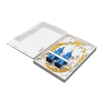 2 Port Fiber Termination Box Wall Mounted Fiber Access Terminal Box For Indoor / Outdoor