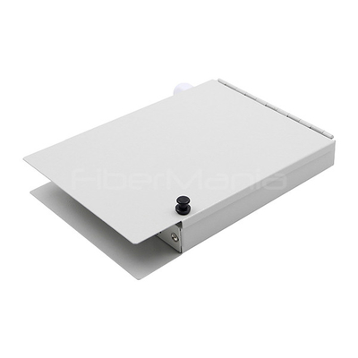 6 Core 6 Port Fiber Termination Box Wall Mount  SC Simplex Type Metal Housing