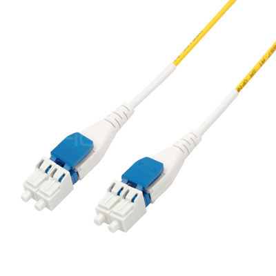 LC UPC To LC UPC Uniboot Patch Cord Single Mode OS2 OFNR Fiber Cable
