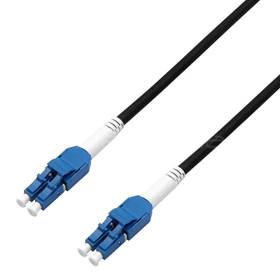 Uniboot Fiber Optic Patch Cable Single Mode OS2 LSZH 4.8mm Black