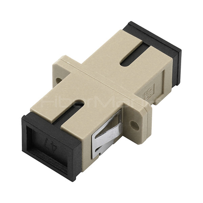 FTTX Fiber Optic Adapters Multimode Simplex Plastic SC To SC Fiber Coupler