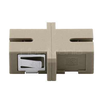 FTTX Fiber Optic Adapters Multimode Simplex Plastic SC To SC Fiber Coupler