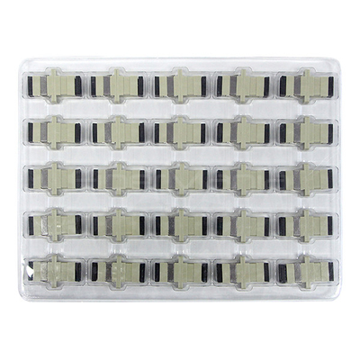FTTX Fiber Optic Adapters Multimode Simplex Plastic SC To SC Fiber Coupler