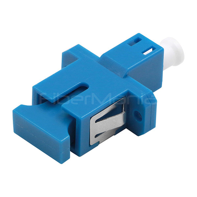 Single Mode Simplex Plastic Fiber Optic Adapter Cable LC Male To SC Female