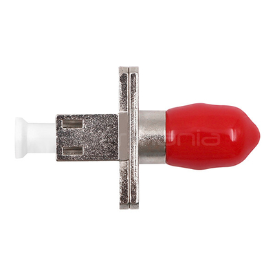 LC Female to ST Female Single Mode Simplex Metal Fiber Optic Adapter/Coupler without Flange