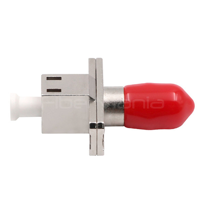 LC Female to ST Female Single Mode Simplex Metal Fiber Optic Adapter/Coupler without Flange