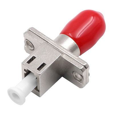 LC Female to ST Female Single Mode Simplex Metal Fiber Optic Adapter/Coupler without Flange