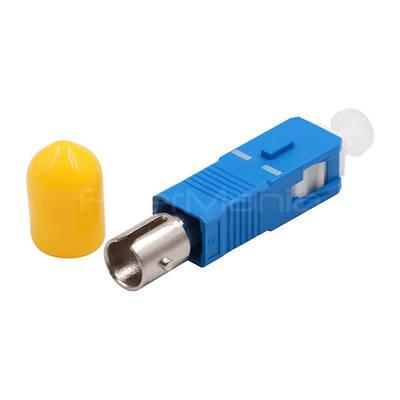 ST Female to SC Male Single Mode Simplex Fiber Optic Adapter/Coupler without Flange