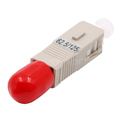 SC Male to ST Female OM1 Multimode Simplex Fiber Optic Adapter/Coupler without Flange