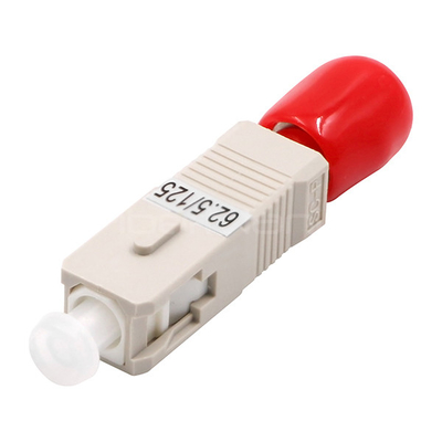 SC Male to ST Female OM1 Multimode Simplex Fiber Optic Adapter/Coupler without Flange