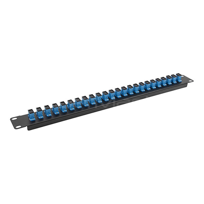 Data Centers Fiber Optic Adapter Panels 24 Port LC Patch Panel RoHS Approved