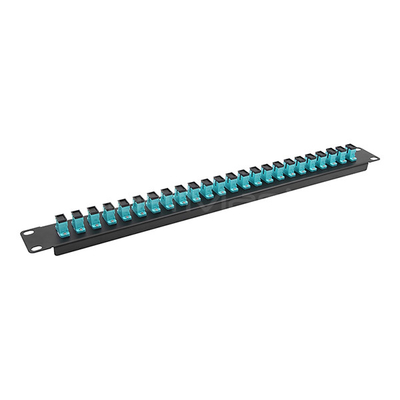 Data Centers Fiber Optic Adapter Panels 24 Port LC Patch Panel RoHS Approved
