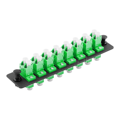 LC Adapter Panel 8 Port Fiber Patch Panel LC Duplex Single Mode Or Multimode Adapter