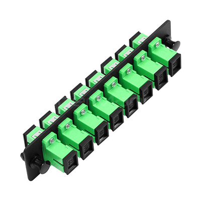 Fiber Optic Patch Panel 8 Port Loaded W/8 SC Single Mode Or Multimode Adapter