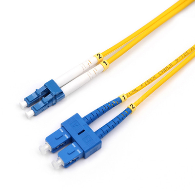 Duplex Fiber Optic Patch Cord Single Mode 9/125 OS2 LSZH Armored Patch Cable 3.0mm