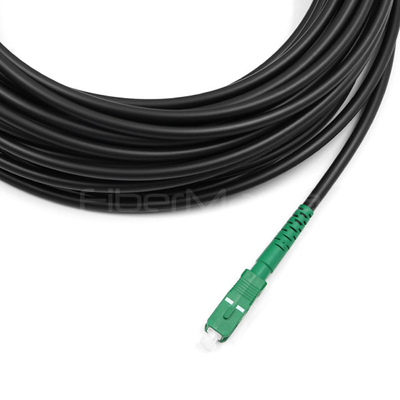 SC APC To SC APC Cable Simplex 9/125 OS2 Single Mode Armored Fiber Cable