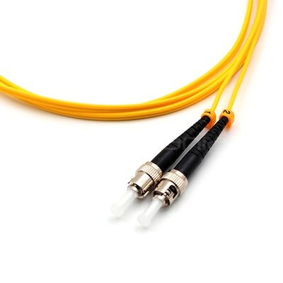 MTRJ PC To ST UPC Duplex Single Mode OS2 Fiber Cable OFNR 2.0mm Yellow