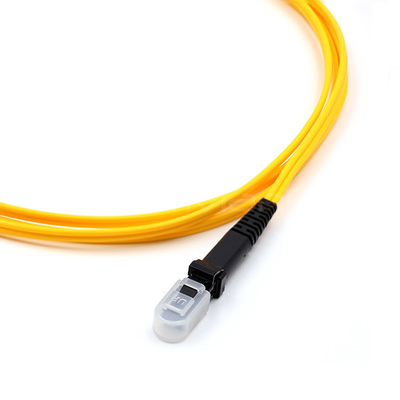 MTRJ PC To ST UPC Duplex Single Mode OS2 Fiber Cable OFNR 2.0mm Yellow