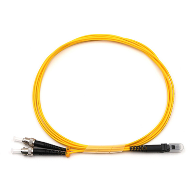 MTRJ PC To ST UPC Duplex Single Mode OS2 Fiber Cable OFNR 2.0mm Yellow